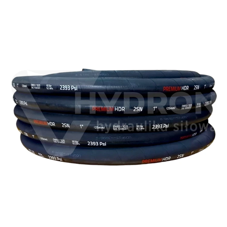 Premium Wąż hydrauliczny DN25 2SN (1') 165 bar