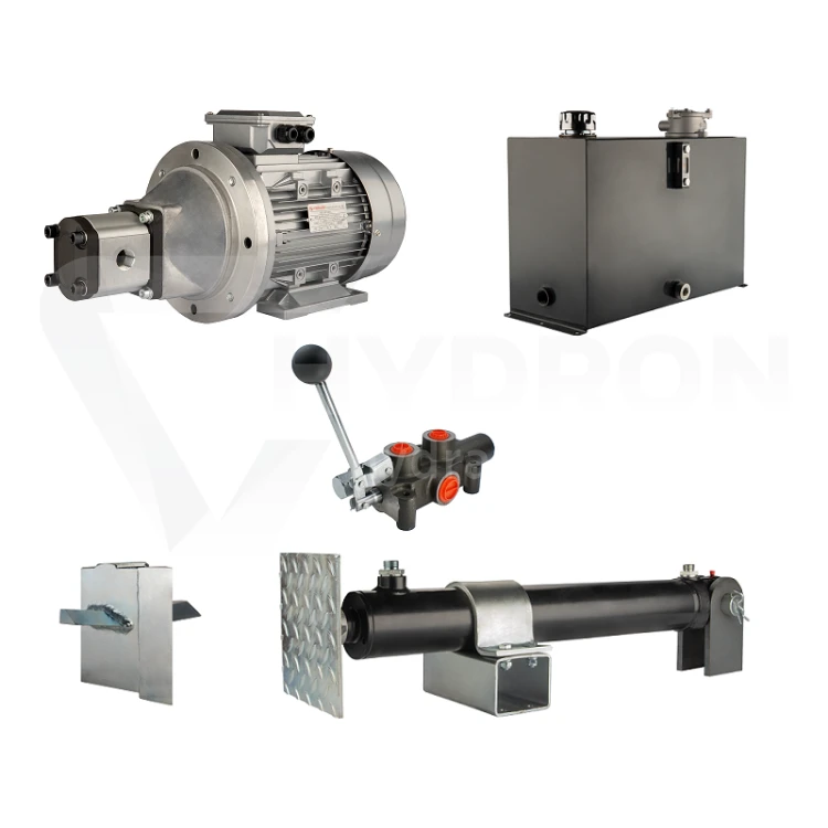 Hydraulika do łuparki do drewna moc łupania: 6 ton czas cyklu łupania: 9-12 sekund. Siłownik pompa silnik zbiornik 45 litrów rozdzielacz 1 sekcyjny