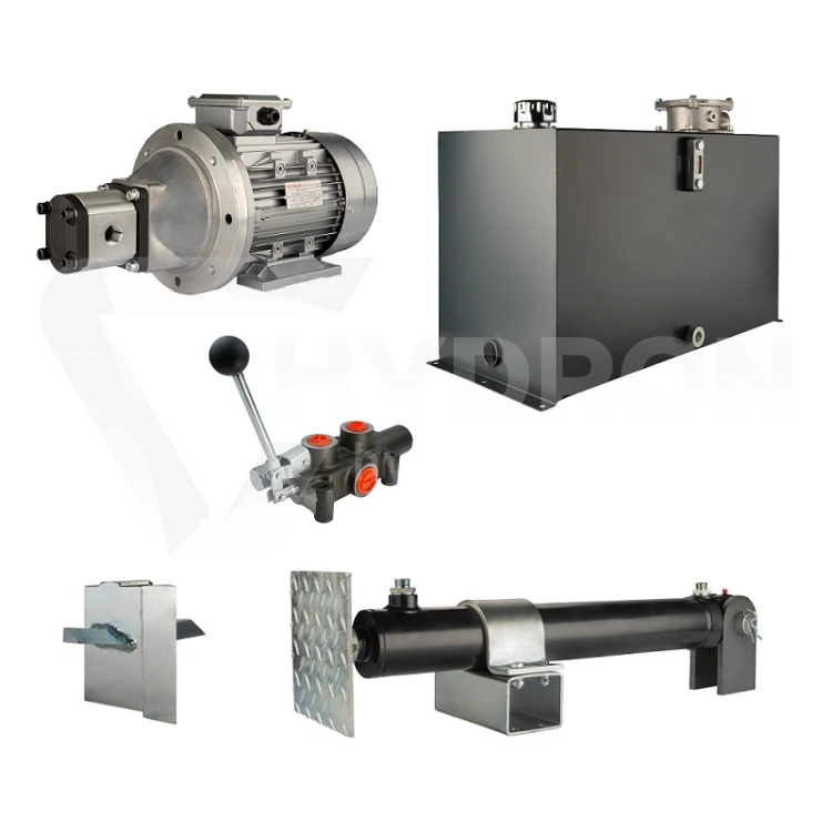 Hydraulika do łuparki do drewna moc łupania: 6 ton czas cyklu łupania: 14-17 sekund. Siłownik pompa silnik zbiornik 100 litrów rozdzielacz 1 sekcyjny