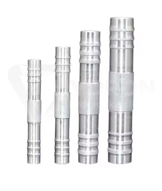 Łącznik aluminiowy bez gwintu DN08
