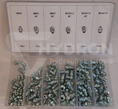 Zestaw 110 szt.końcówek 6sizes