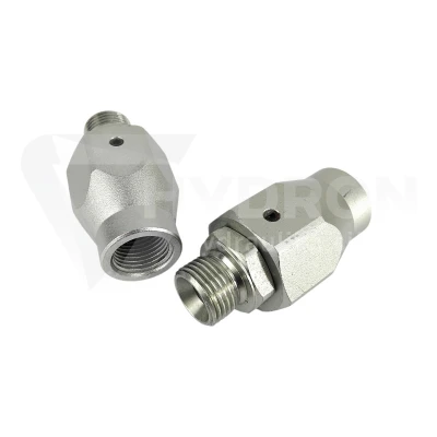 Złącze obrotowe hydrauliczne proste 1/4"