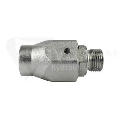 Złącze obrotowe hydrauliczne proste 3/8"