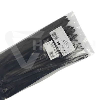 Taśma opaska kablowa UV 7,6x300mm - 100szt czarne