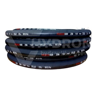 Przejdź do produktu Premium Wąż hydrauliczny DN32 2SN (1.1/4') 125 bar
