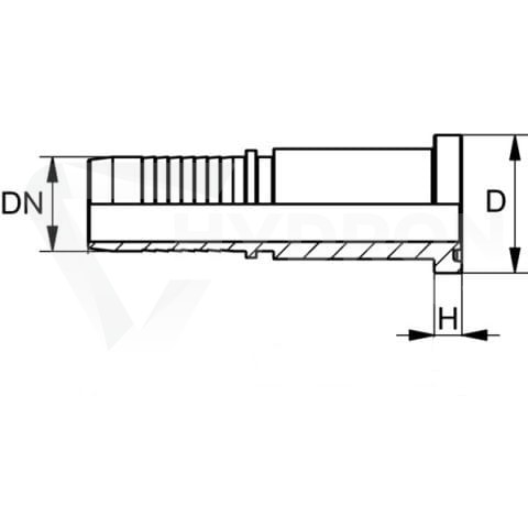 Końcówka SFS DN20 47.6 1" 6000 PSI 4SP