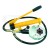 Air conditioning crimping tool with hand pump