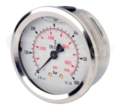 Manometr tylny 500 bar MG3-63 gwint 1/4"