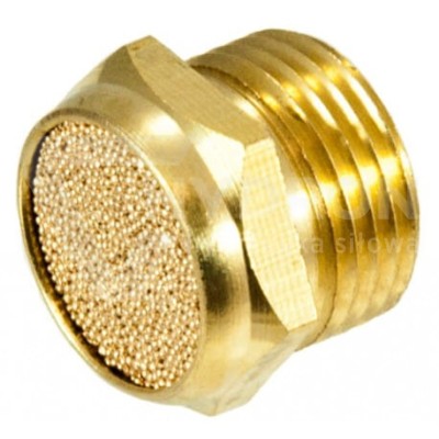 Przejdź do produktu Tłumik hałasu 1/4" BSP SW17 wyciszający mosiężny