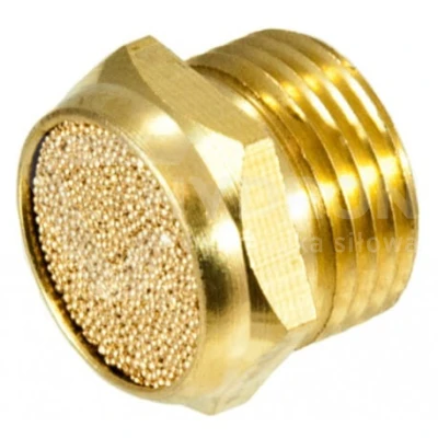 Tłumik hałasu 1/4" BSP SW17 wyciszający mosiężny