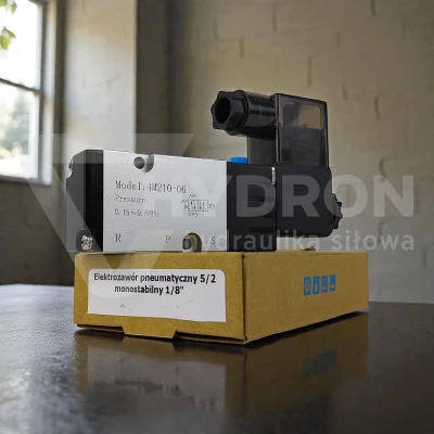 Elektrozawór pneumatyczny 5/2 monostabilny 1/8"