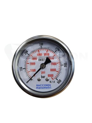 Przejdź do produktu Manometr tylny 600 bar MG3-63 gwint 1/4"
