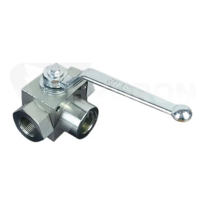 Zawór kulowy trójdrożny BK3 BSP 3/4" (gwinty wew.)