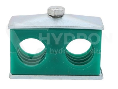 Przejdź do produktu Uchwyt podwójny do rur hydraulicznych 18mm