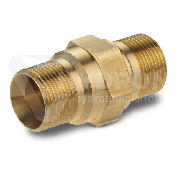 Złączka prosta BB mosiądz KARCHER M22X1,5 długa