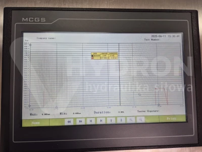 Stół testujący do węży SAMWAY T440 440MPA