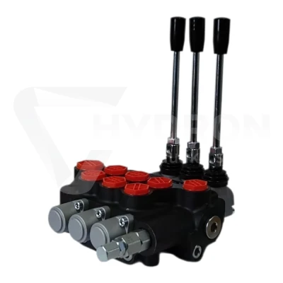 Rozdzielacz hydrauliczny 80L 3 trzysekcyjny