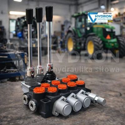 Rozdzielacz hydrauliczny 80L 3 trzysekcyjny