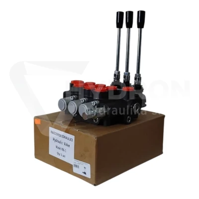 Rozdzielacz hydrauliczny 80L 3 trzysekcyjny