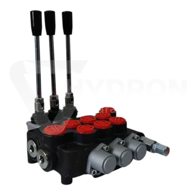 Rozdzielacz hydrauliczny 80L 3 trzysekcyjny