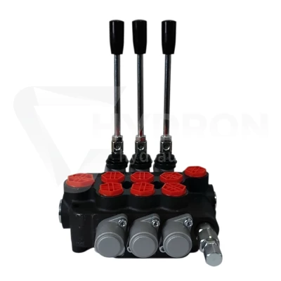Rozdzielacz hydrauliczny 80L 3 trzysekcyjny