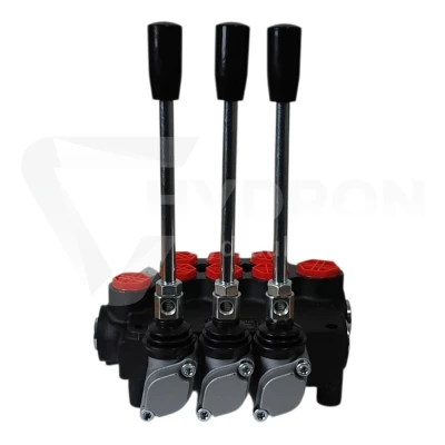 Rozdzielacz hydrauliczny 80L 3 trzysekcyjny