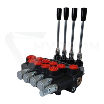 Przejdź do produktu Rozdzielacz hydrauliczny 80L 4 czterosekcyjny