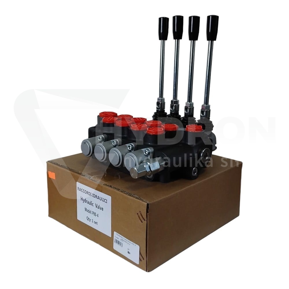 Rozdzielacz hydrauliczny 80L 4 czterosekcyjny