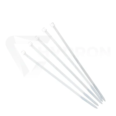 Taśma opaska kablowa 2,5x100mm - 100szt białe