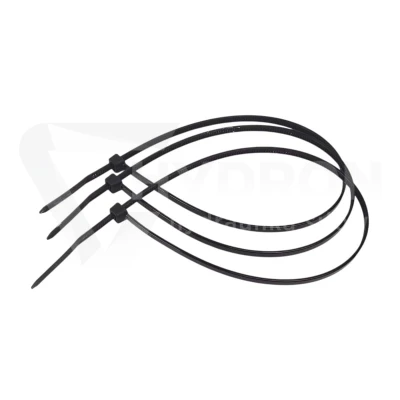 Taśma opaska kablowa UV 3,6x200mm - 100szt czarne
