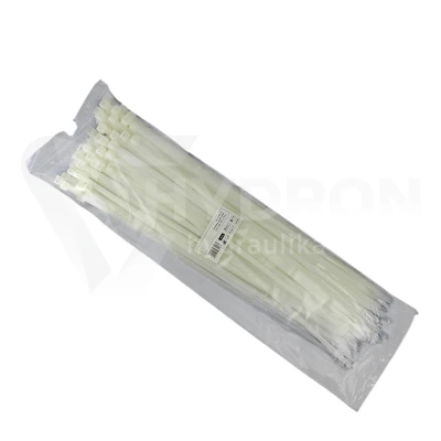 Taśma opaska kablowa 8,5x550mm - 100szt białe