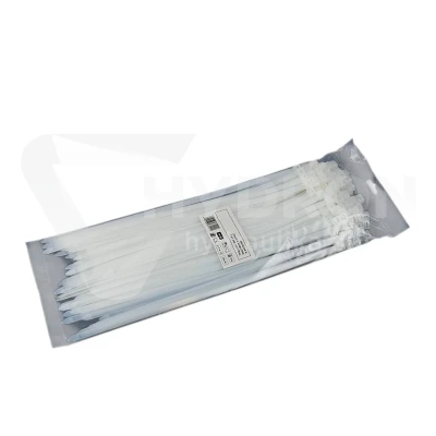 Taśma opaska kablowa 7,6x350mm - 100szt białe