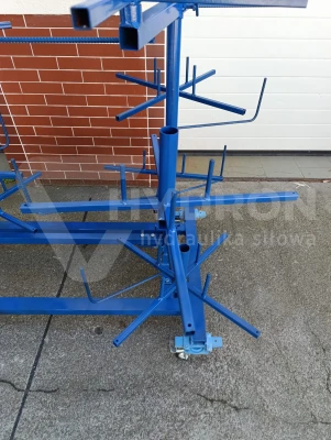 Stojak / regał 20 półkowy na węże hydrauliczne