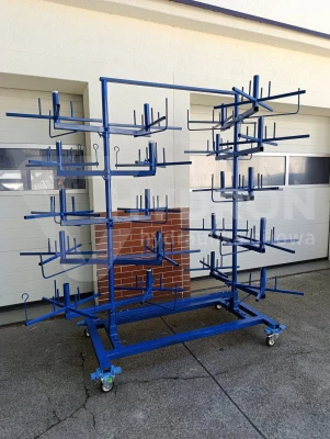 Stojak / regał 20 półkowy na węże hydrauliczne