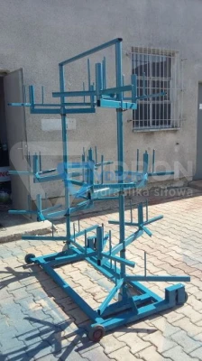 Stojak / regał 20 półkowy na węże hydrauliczne
