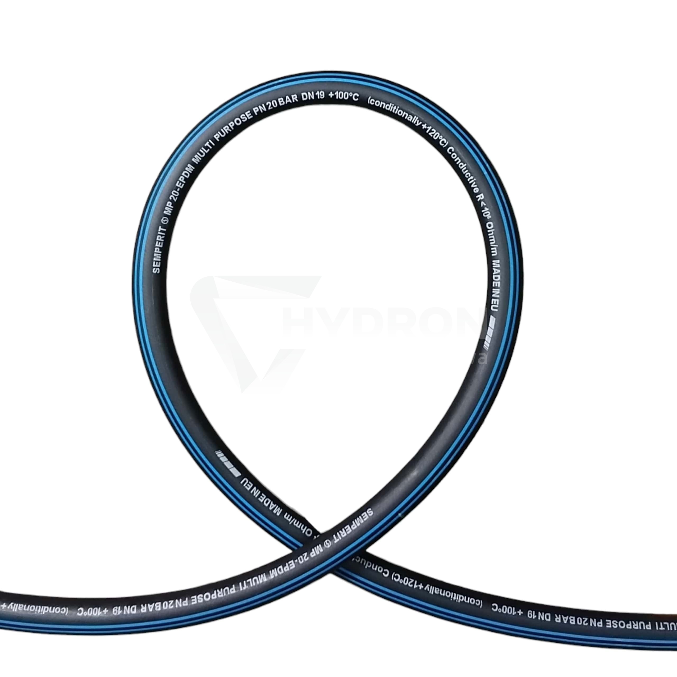 Wąż do powietrza i wody EPDM DN20X4.5 +120°C 20bar