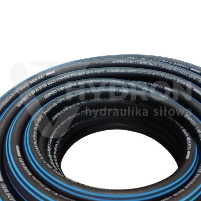 Wąż do powietrza i wody EPDM DN20X4.5 +120°C 20bar
