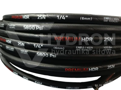 Premium Wąż hydrauliczny DN06 2SN (1/4") 400 bar