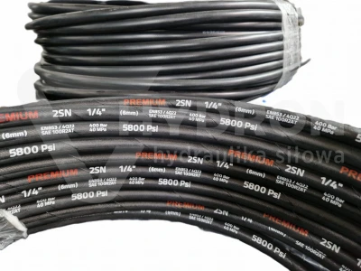 Premium Wąż hydrauliczny DN06 2SN (1/4") 400 bar