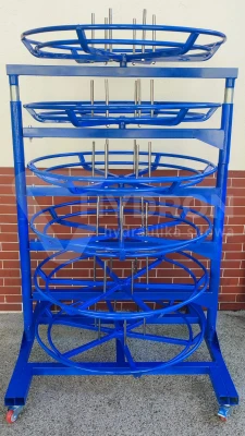 Stojak / regał 6 półkowy na węże hydrauliczne