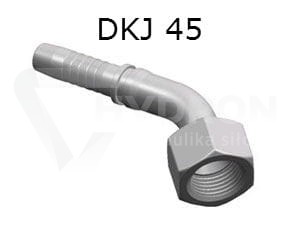 Końcówka 45° DKJ DN08 1/2" UNF