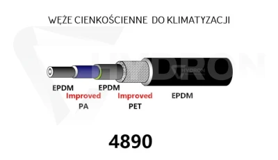Wąż do klimatyzacji cienkościenny DN08 G6