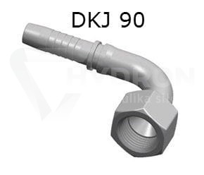 Końcówka DKJ 90° DN25 1.1/16" UNF