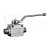 Zawór kulowy dwudrożny BKH M18X1,5" 500bar 12L GZ