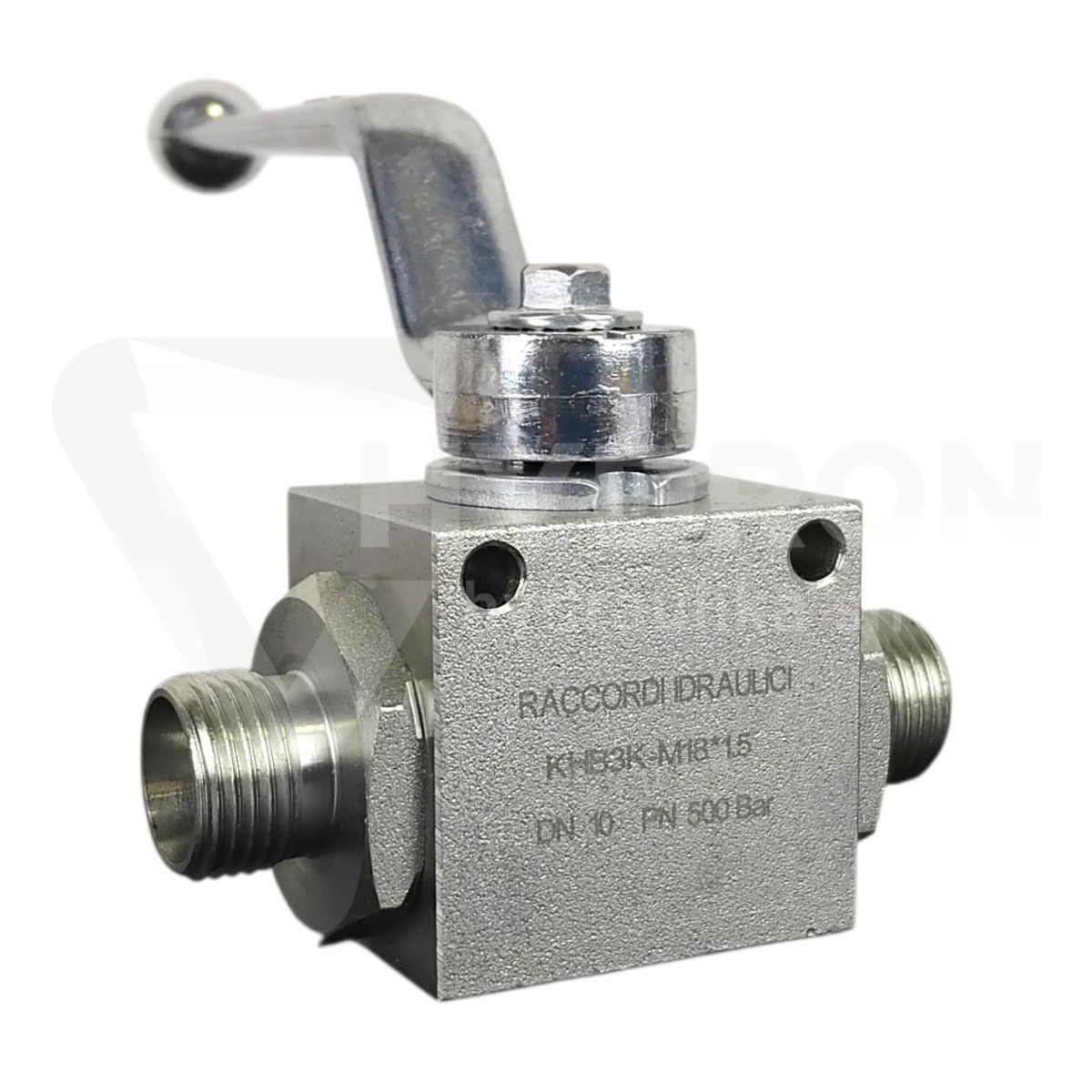 Zawór kulowy trójdrożny BK3 M18X1,5 500BAR 12L