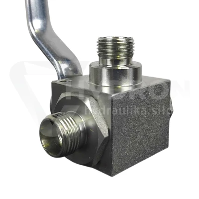 Zawór kulowy trójdrożny BK3 M18X1,5 500BAR 12L