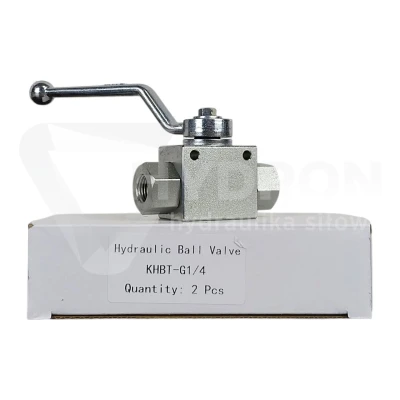 Zawór kulowy dwudrożny BKH BSP DN06 1/4" 500bar