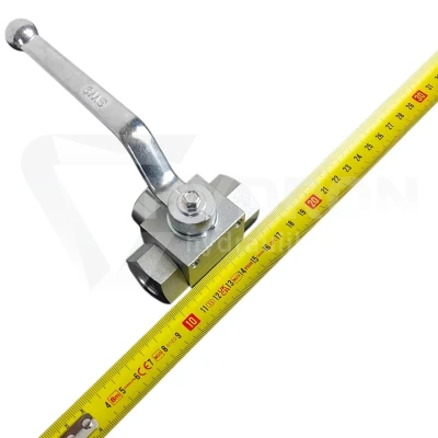 Zawór kulowy trójdrożny BK3 BSP 3/8" (gwinty wew.)
