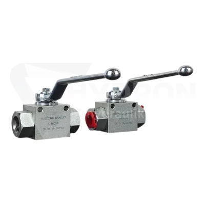 Zawór kulowy dwudrożny BKH BSP DN10 3/8" 500bar