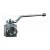 Zawór kulowy dwudrożny BKH BSP DN10 3/8" 500bar